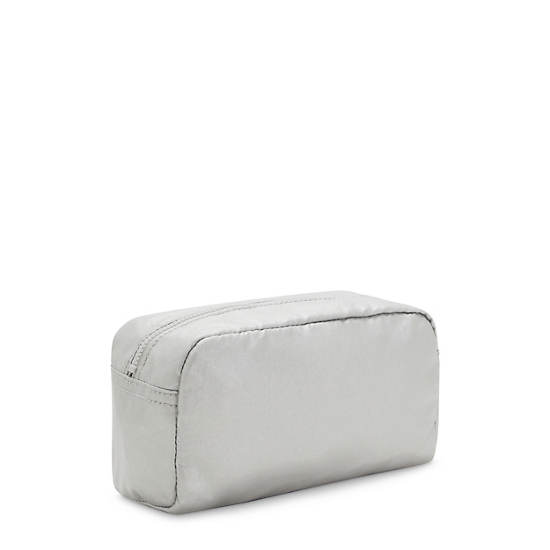 Kipling Gleam Metallic Pouch Väska Silver | SE 1082IL